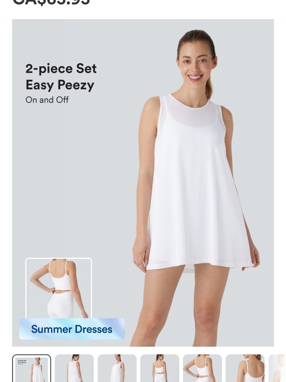 Halara 2 Piece Dress